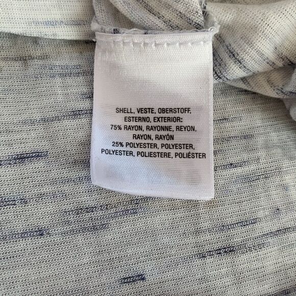 Anthropology Akemi + Kin spacedye wrap long sleeve blouse top sx xs - Picture 9 of 9